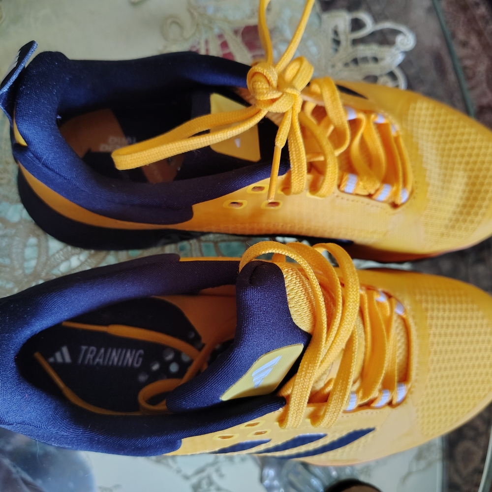 adidas Yellow and Black Athletic Shoes